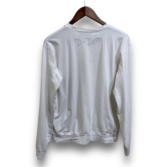 Daniel Duff Women's Long Sleeve Double Sided Logo Shirt 
Size Large 21 x 26 - Picture 3 of 3
